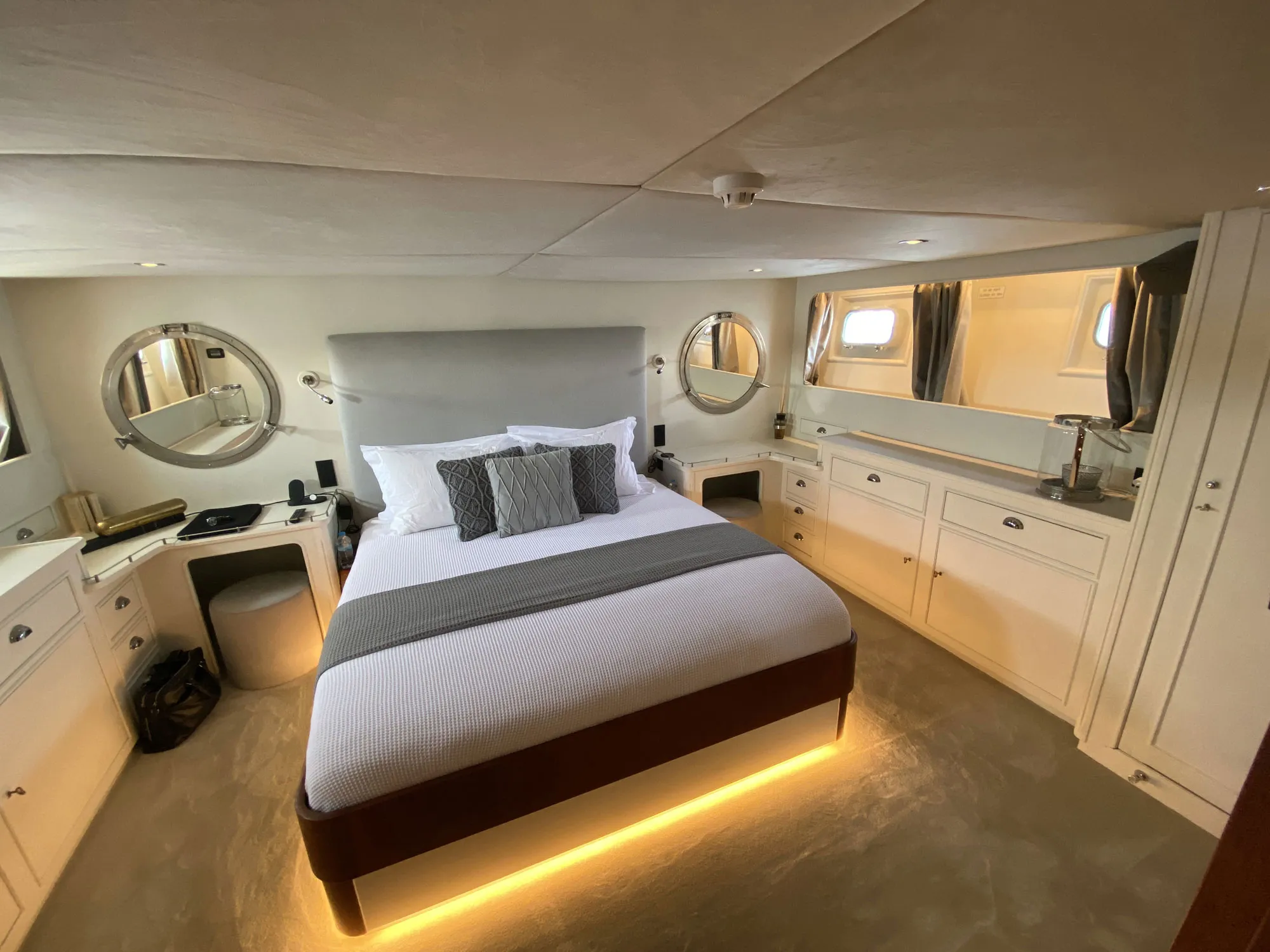 Cabine Master du yacht Stalca